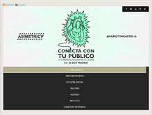 Tablet Screenshot of marketingdelasartes.com